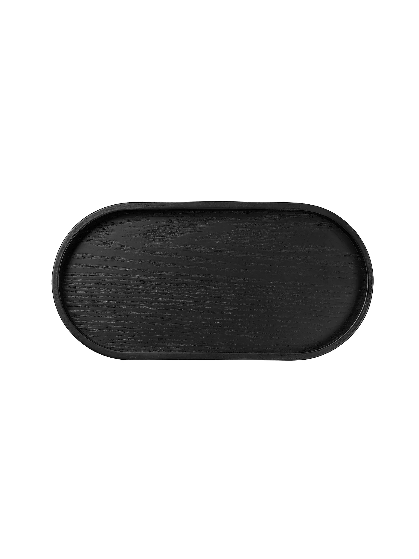 ASA SELECTION | Holztablett oval 23x11cm Schwarz | 